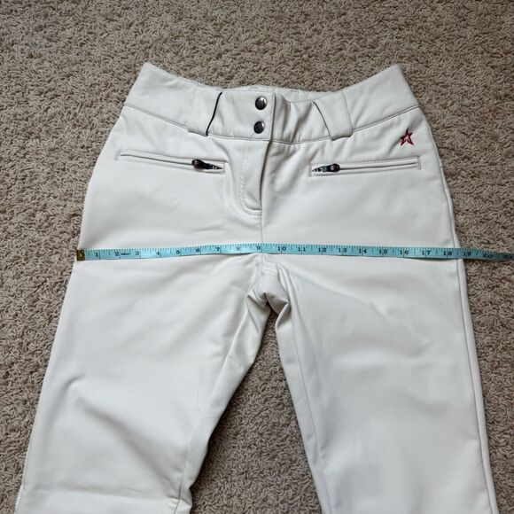 Perfect Moment Aurora Skinny Ski Pants Waterproof White Cream Medium - Picture 7 of 8